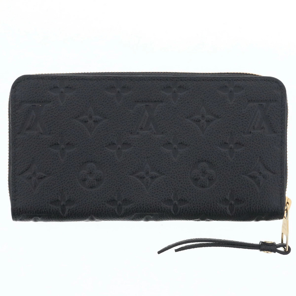 LOUIS VUITTON Zippy Wallet Long Monogram Empreinte Leather Black - Picture 3 of 6